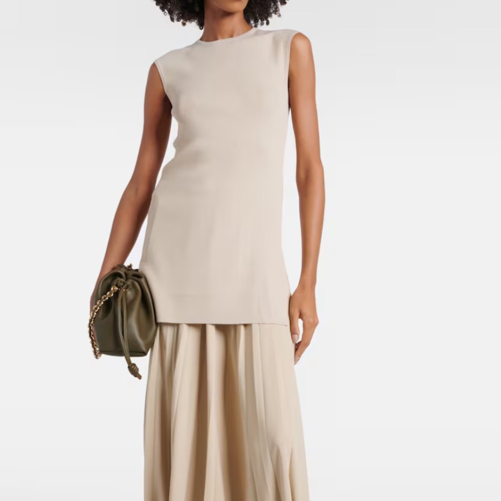 NEW MaxMara Soldino Ribbed Knit Top S
